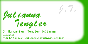 julianna tengler business card